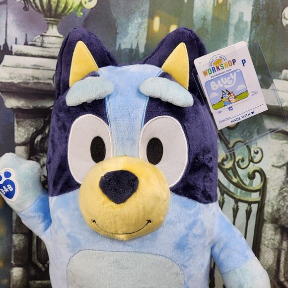 Build A Bear Bluey 2 SOUNDS Stuffed Animal Plush 5 in 1 &  Theme Song Boxes - Picture 2 of 12